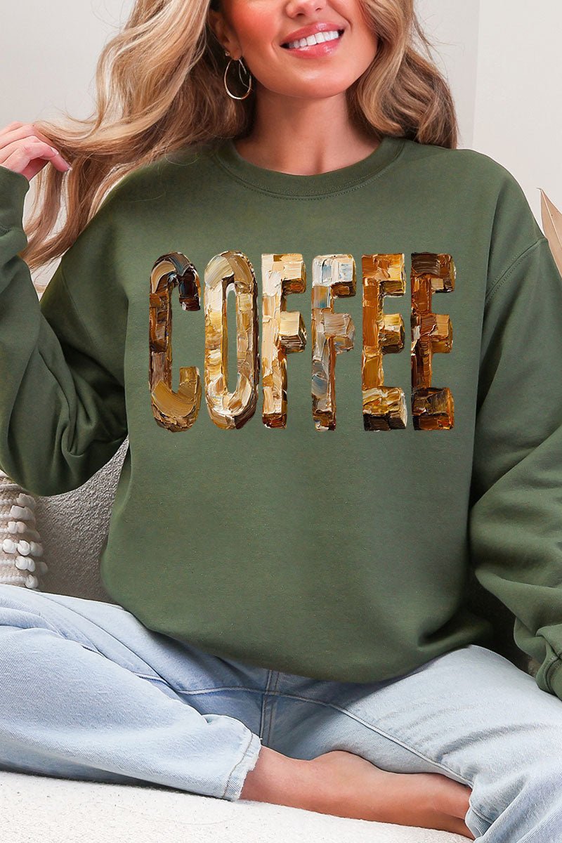 The Painted Coffee Heavy Blend Crew Sweatshirt - Wholesale Accessory Market