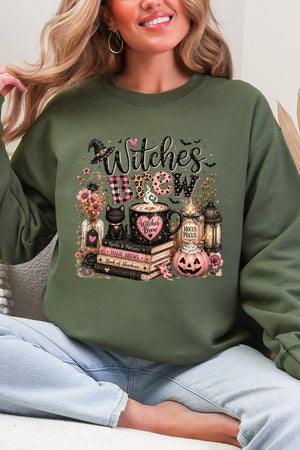 Witches Brew Spells & Potions Heavy Blend Crew Sweatshirt - Wholesale Accessory Market