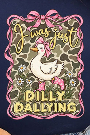 Dilly Dallying Camo Goose Heavy Blend Crew Sweatshirt - Wholesale Accessory Market