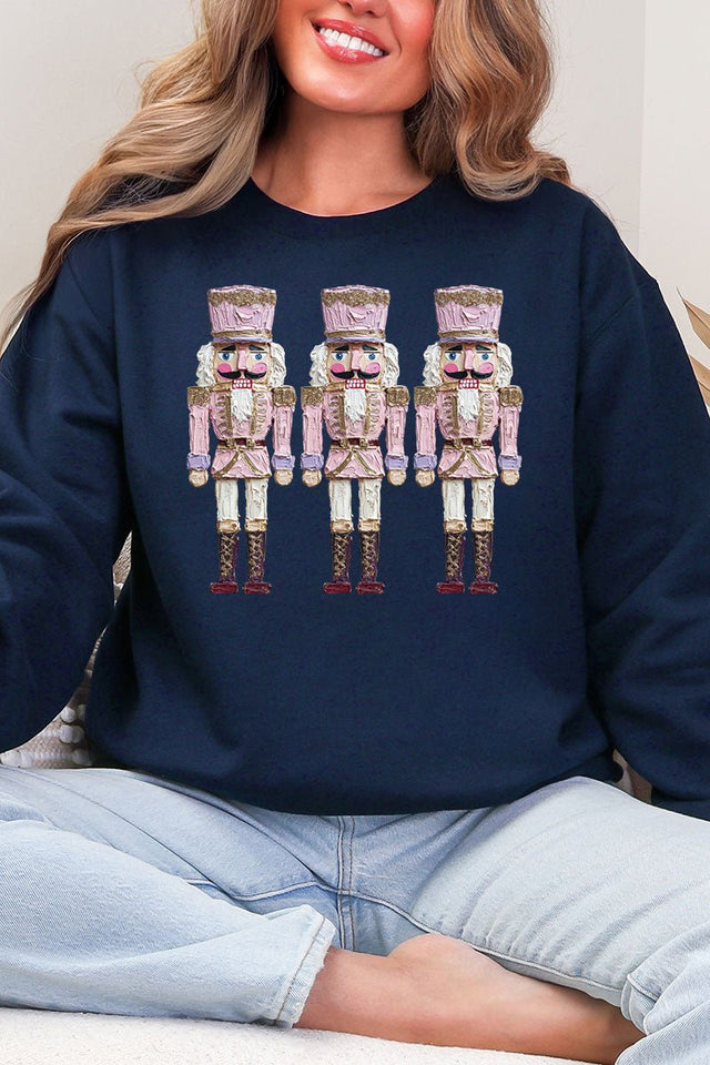 The Painted Nutcrackers Heavy Blend Crew Sweatshirt - Wholesale Accessory Market