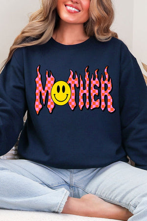 Y2K Mother Heavy - weight Crew Sweatshirt - Wholesale Accessory Market