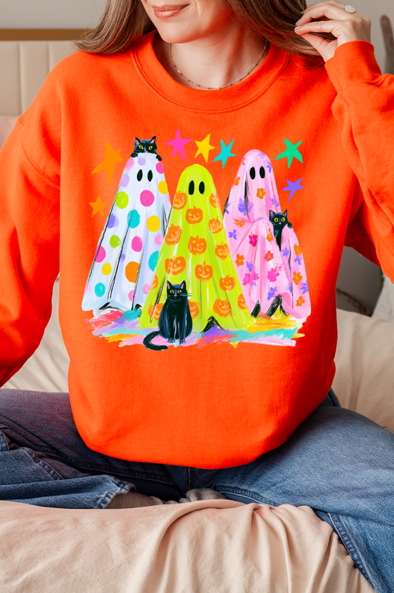 Neon Night Spirits Heavy Blend Crew Sweatshirt - Wholesale Accessory Market