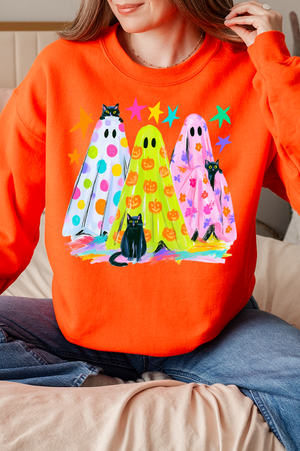 Neon Night Spirits Heavy Blend Crew Sweatshirt - Wholesale Accessory Market