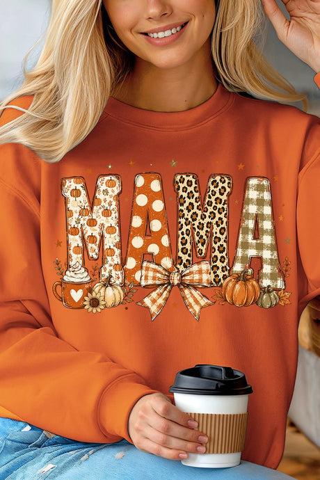 Pumpkin Spice Mama Heavy Blend Crew Sweatshirt - Wholesale Accessory Market