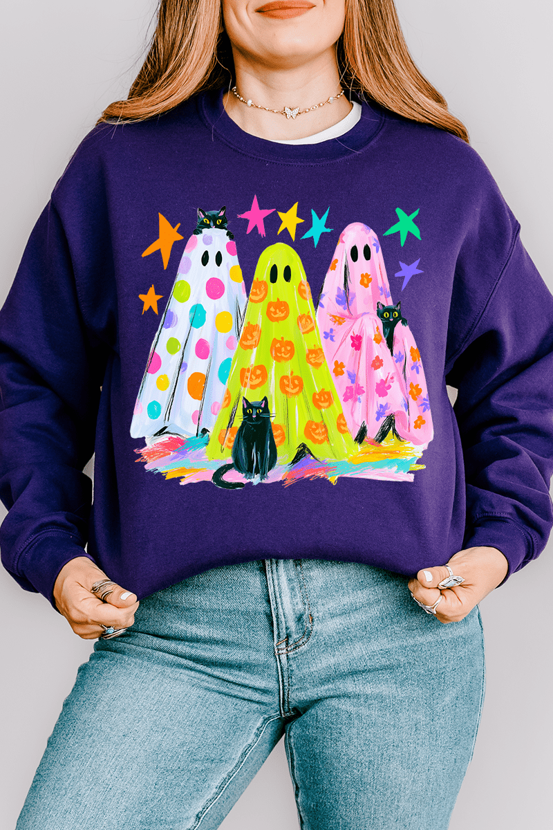 Neon Night Spirits Heavy Blend Crew Sweatshirt - Wholesale Accessory Market