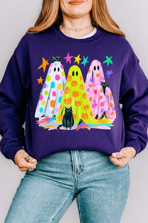 Neon Night Spirits Heavy Blend Crew Sweatshirt - Wholesale Accessory Market