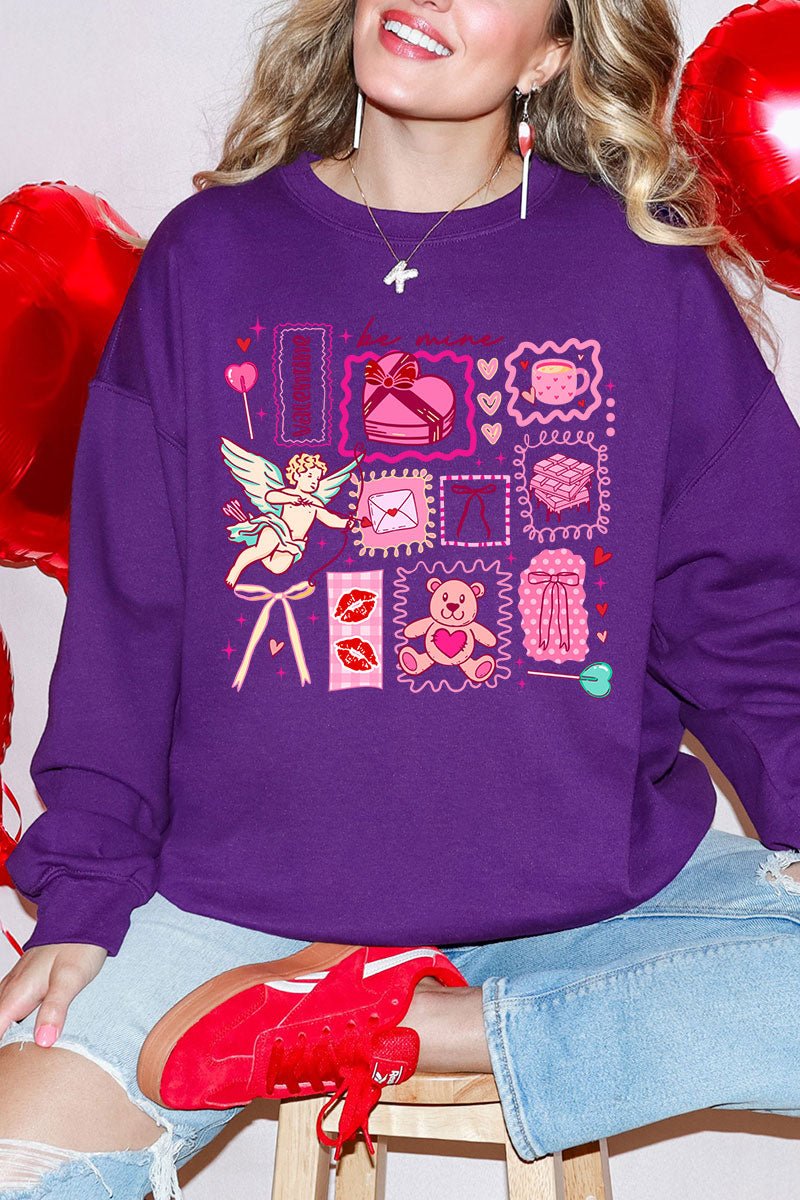 Sweetheart Stickers Heavy Blend Crew Sweatshirt - Wholesale Accessory Market