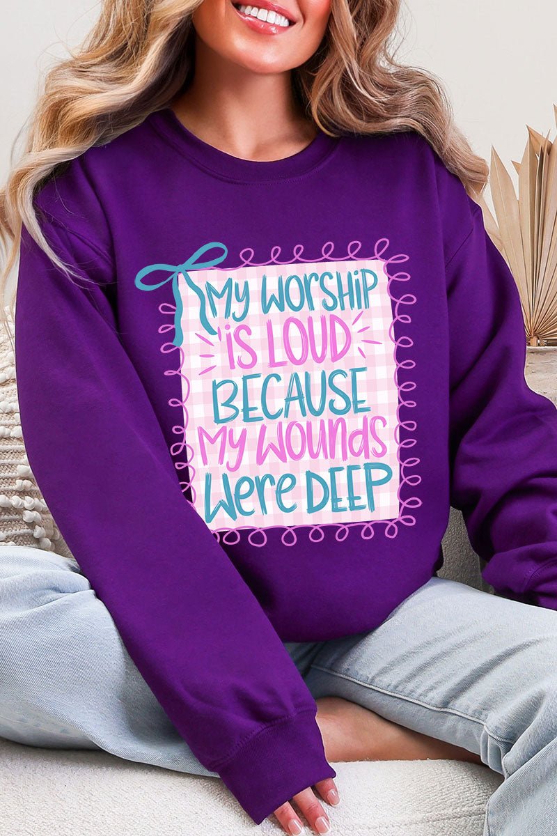 Worship Loud Heavy Blend Crew Sweatshirt - Wholesale Accessory Market