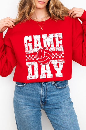 Retro Volleyball Game Day Heavy Blend Crew Sweatshirt - Wholesale Accessory Market