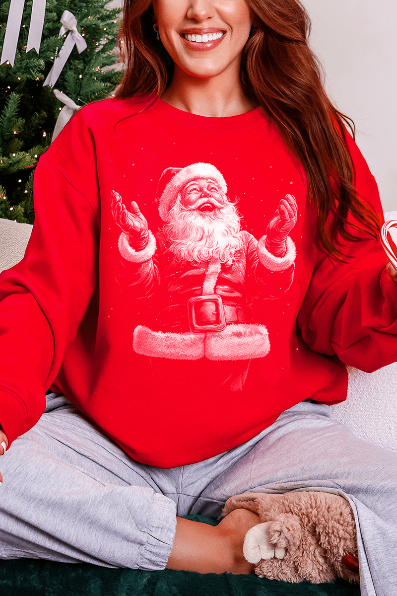 Santa's Magic Heavy Blend Crew Sweatshirt - Wholesale Accessory Market