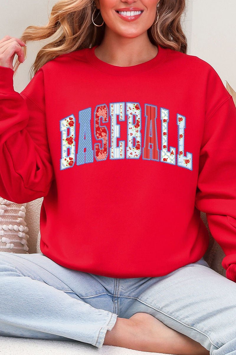 Stitched In Tradition Baseball Heavy Blend Crew Sweatshirt - Wholesale Accessory Market