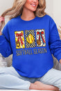 Softball Season Ribbon Heavy Blend Crew Sweatshirt - Wholesale Accessory Market
