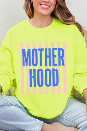 Striped Motherhood Heavy Blend Crew Sweatshirt - Wholesale Accessory Market