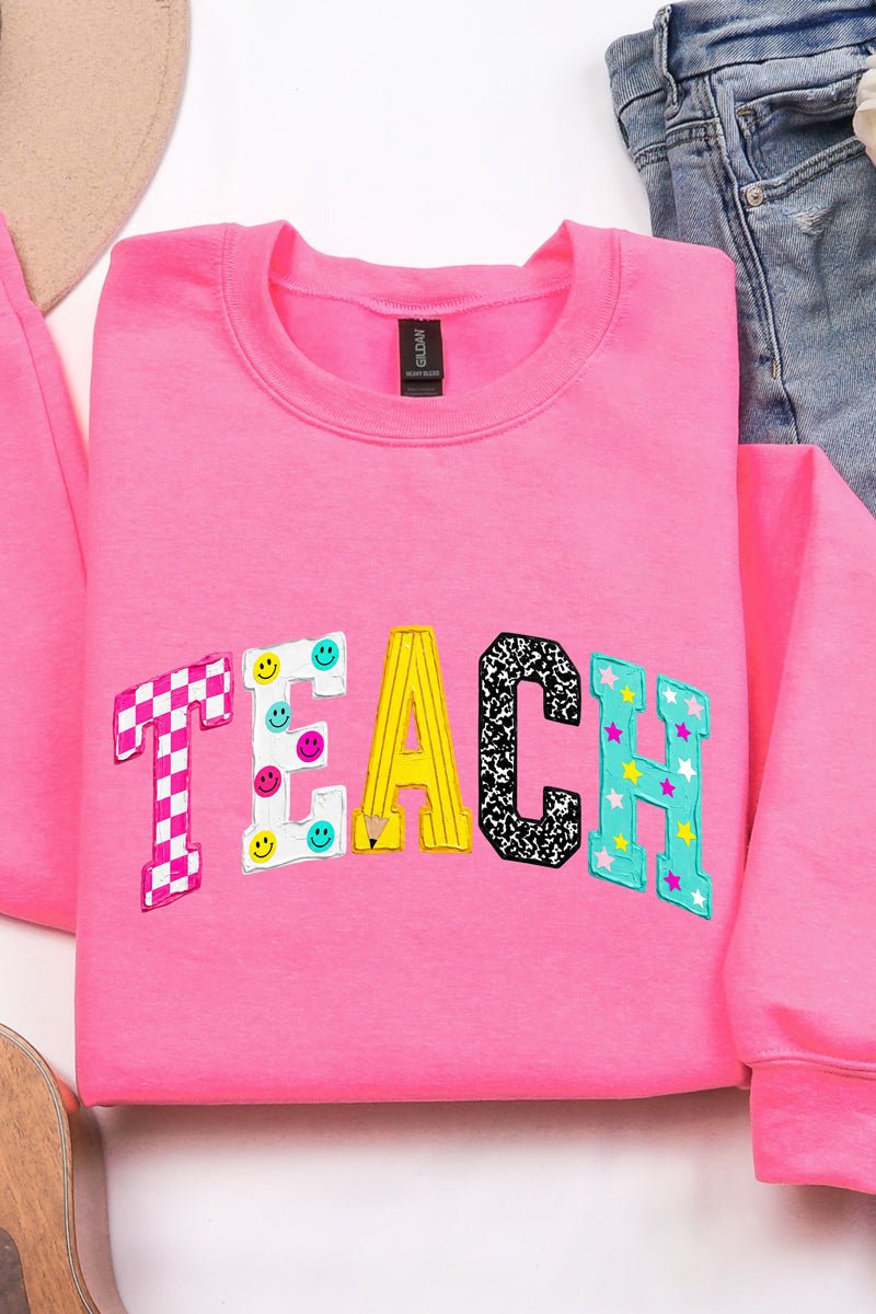 Brushstrokes & Bright Minds Heavy Blend Crew Sweatshirt - Wholesale Accessory Market