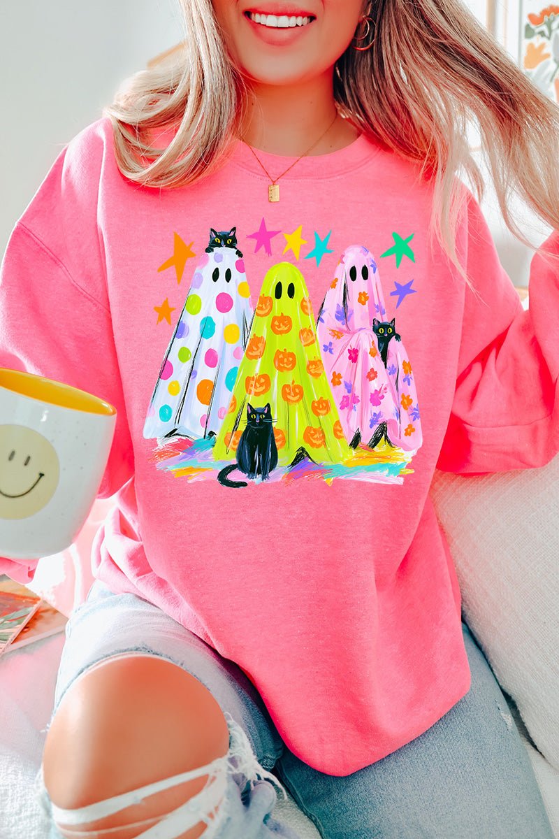 Neon Night Spirits Heavy Blend Crew Sweatshirt - Wholesale Accessory Market