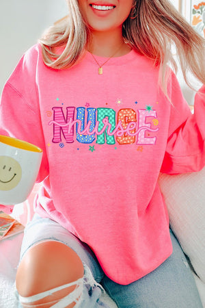 Nurse Energy Heavy Blend Crew Sweatshirt - Wholesale Accessory Market