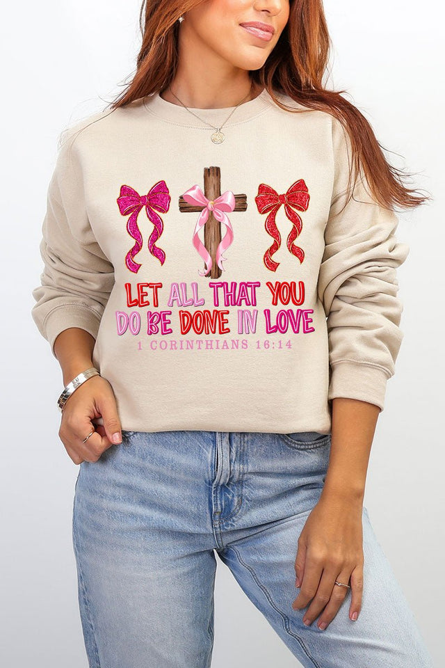 Be Done In Love Heavy Blend Crew Sweatshirt - Wholesale Accessory Market