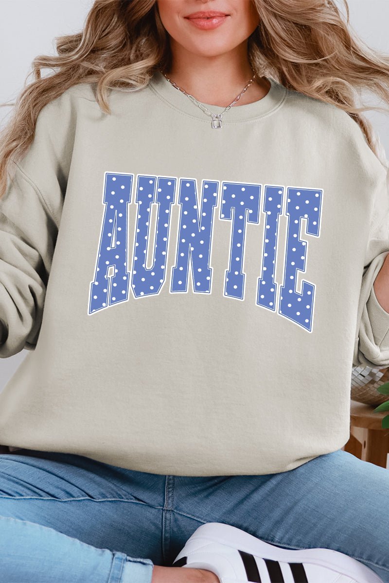 Blue Dot Auntie Heavy Blend Crew Sweatshirt - Wholesale Accessory Market