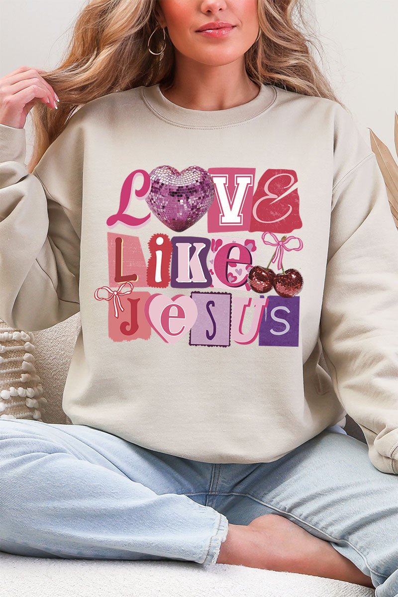 Bold Love Like Jesus Heavy Blend Crew Sweatshirt - Wholesale Accessory Market