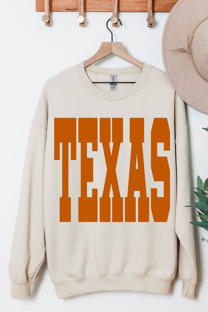 Bold Texas Heavy Blend Crew Sweatshirt - Wholesale Accessory Market