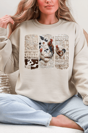 Chic 'n Lace Heavy Blend Crew Sweatshirt - Wholesale Accessory Market