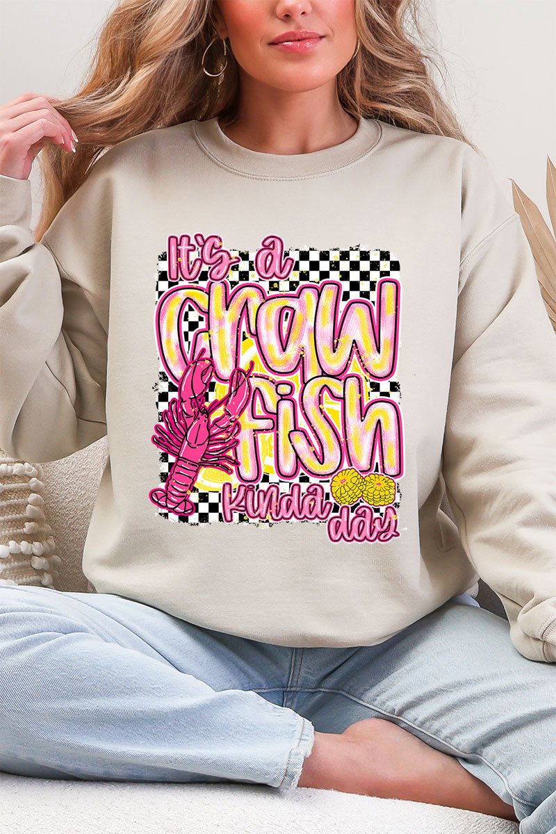 Crawfish Kinda Day Heavy Blend Crew Sweatshirt - Wholesale Accessory Market