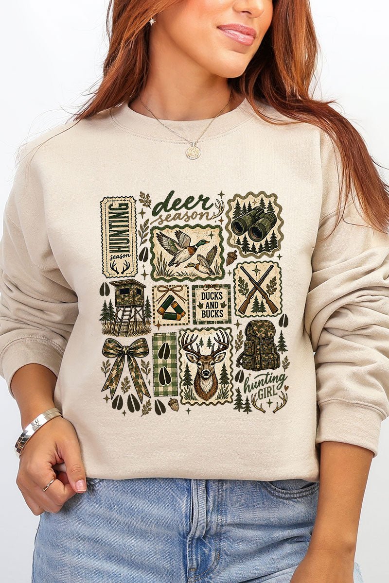 Ducks And Bucks Heavy Blend Crew Sweatshirt - Wholesale Accessory Market