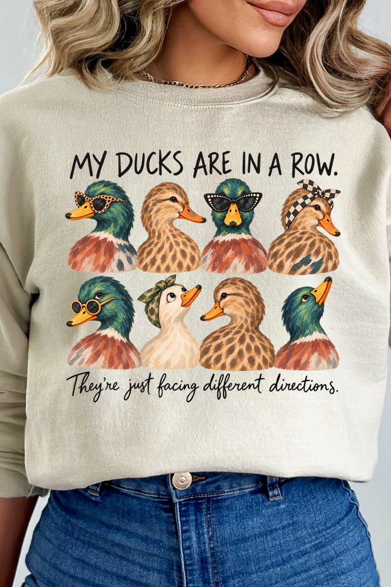 Ducks In A Row-Ish Heavy Blend Crew Sweatshirt - Wholesale Accessory Market