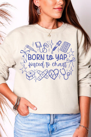 Forced To Chart Heavy Blend Crew Sweatshirt - Wholesale Accessory Market