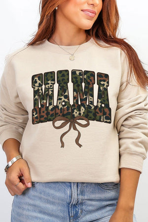 Hunting Mama Ribbon Heavy Blend Crew Sweatshirt - Wholesale Accessory Market