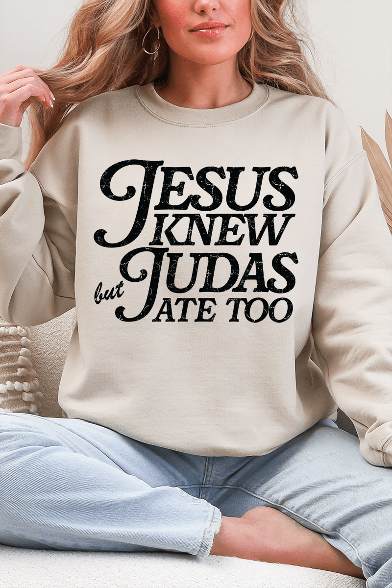 Jesus Knew Heavy Blend Crew Sweatshirt - Wholesale Accessory Market
