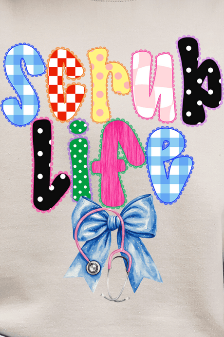 Lace Scrub Life Heavy Blend Crew Sweatshirt - Wholesale Accessory Market