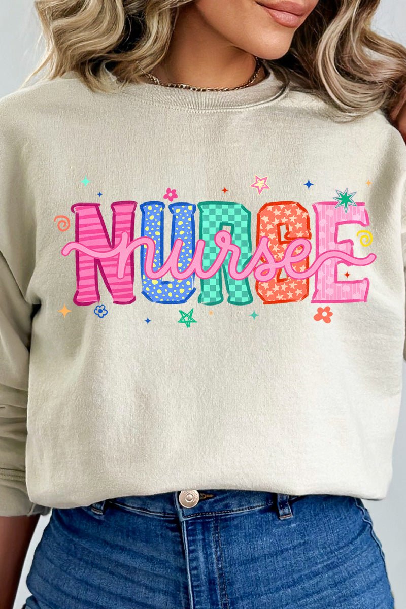 Nurse Energy Heavy Blend Crew Sweatshirt - Wholesale Accessory Market