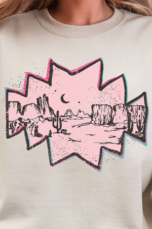 Pink Mesa Moonrise Heavy Blend Crew Sweatshirt - Wholesale Accessory Market
