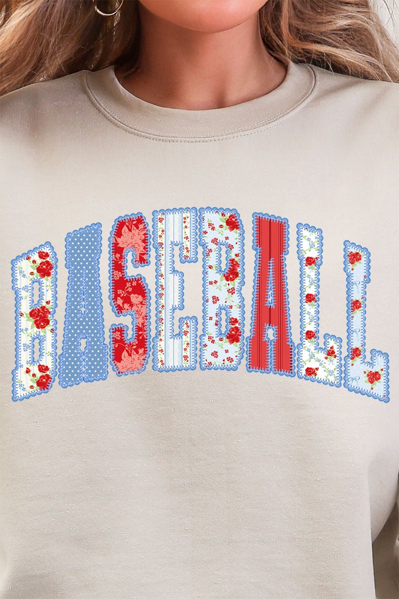 Stitched In Tradition Baseball Heavy Blend Crew Sweatshirt - Wholesale Accessory Market