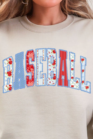 Stitched In Tradition Baseball Heavy Blend Crew Sweatshirt - Wholesale Accessory Market