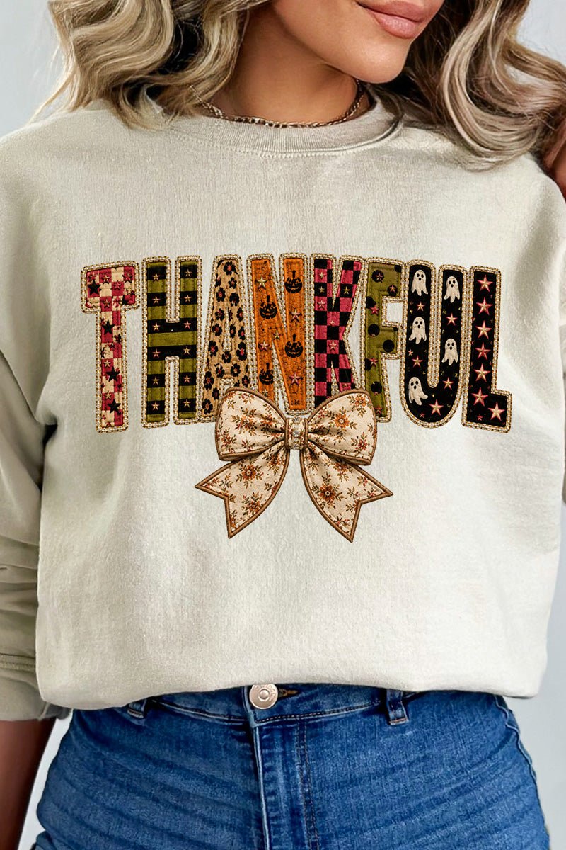 Thankful Fall Spirit Heavy Blend Crew Sweatshirt - Wholesale Accessory Market