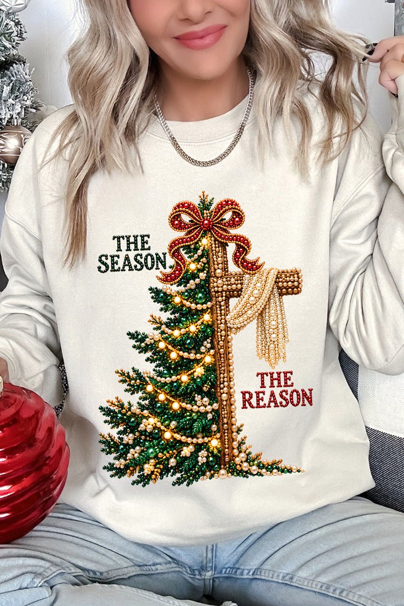 The Season The Reason Heavy Blend Crew Sweatshirt - Wholesale Accessory Market