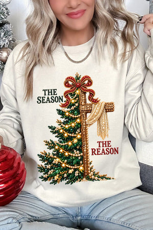 The Season The Reason Heavy Blend Crew Sweatshirt - Wholesale Accessory Market