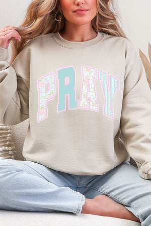 Timeless Pray Heavy Blend Crew Sweatshirt - Wholesale Accessory Market