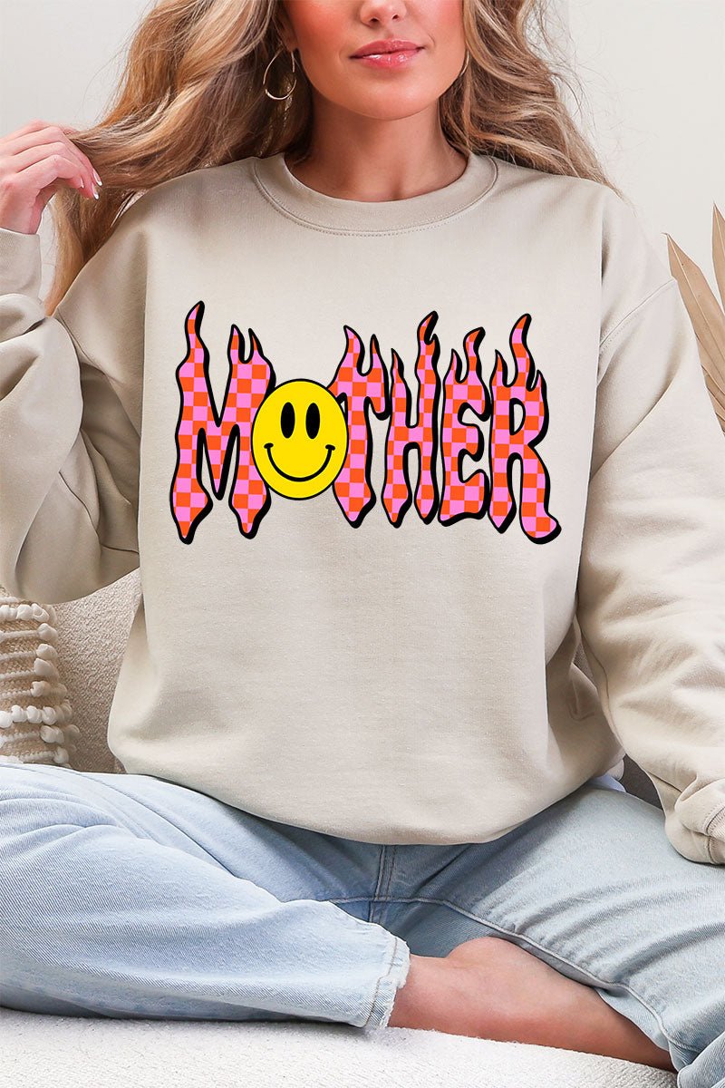Y2K Mother Heavy - weight Crew Sweatshirt - Wholesale Accessory Market