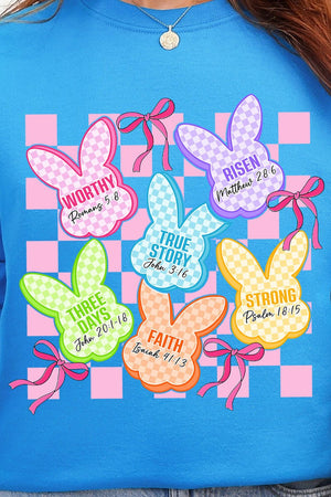 Little Bunnies, Big Faith Heavy Blend Crew Sweatshirt - Wholesale Accessory Market