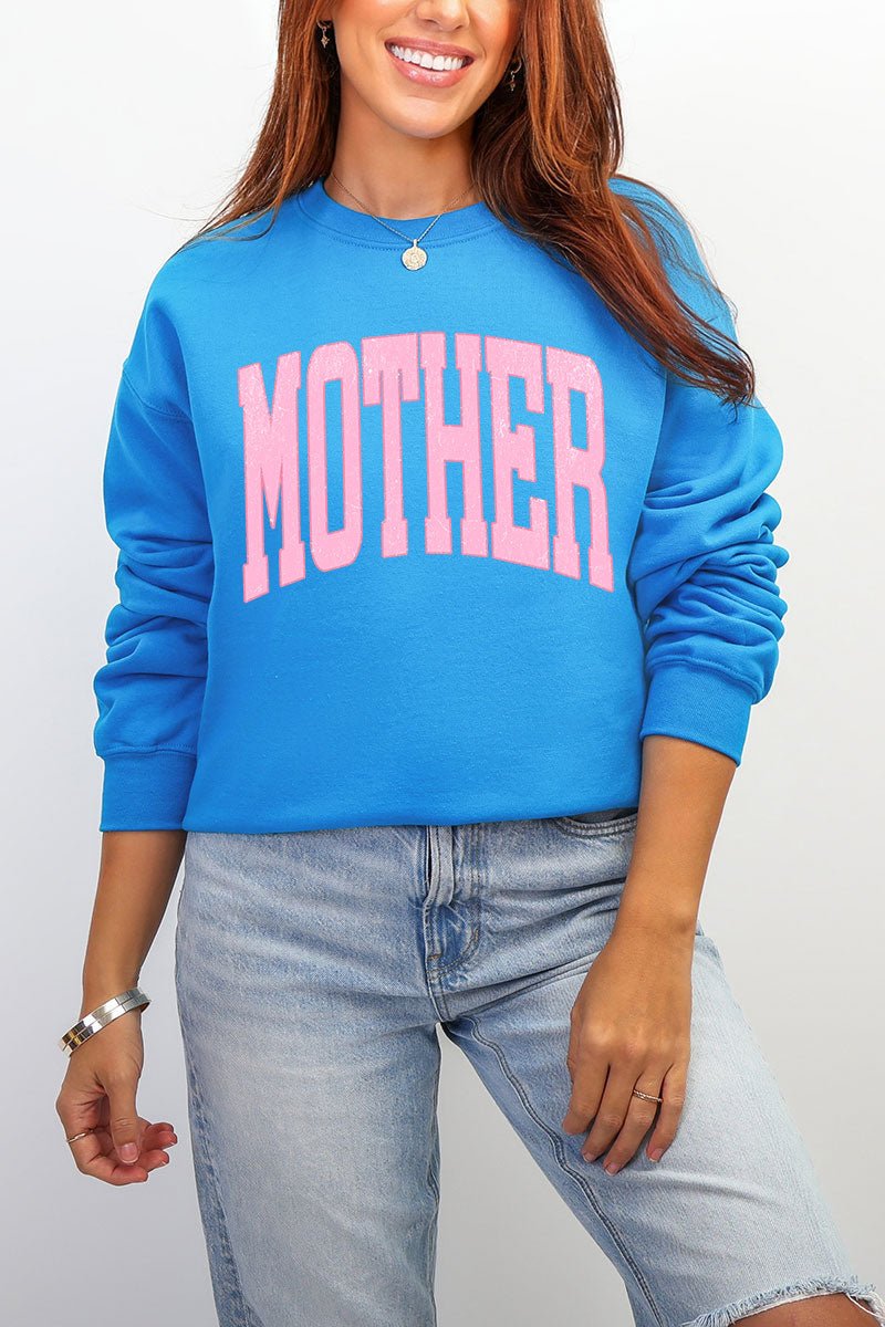 Pretty In Pink Mother Heavy Blend Crew Sweatshirt - Wholesale Accessory Market