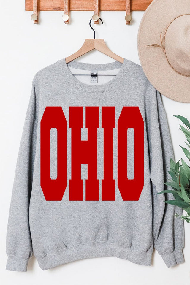 Bold Ohio Heavy Blend Crew Sweatshirt - Wholesale Accessory Market