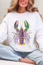 Glitzy Gras Crawfish Heavy Blend Crew Sweatshirt - Wholesale Accessory Market