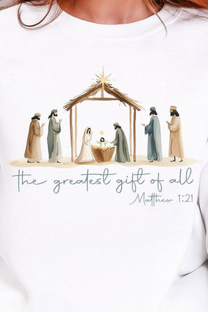 Precious Greatest Gift Of All Heavy Blend Crew Sweatshirt - Wholesale Accessory Market