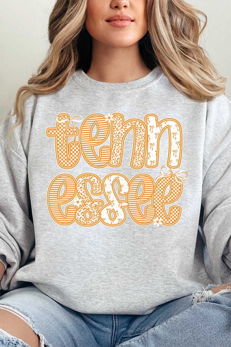 Tied In Tennessee Heavy - weight Crew Sweatshirt - Wholesale Accessory Market