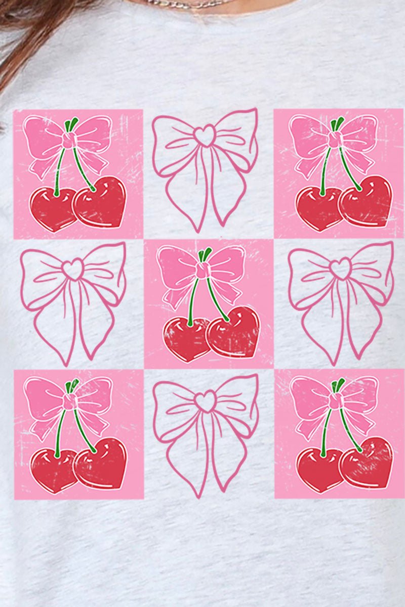 Cherry Love And Coquette Bows Unisex Dri - Power Long - Sleeve 50/50 Tee - Wholesale Accessory Market