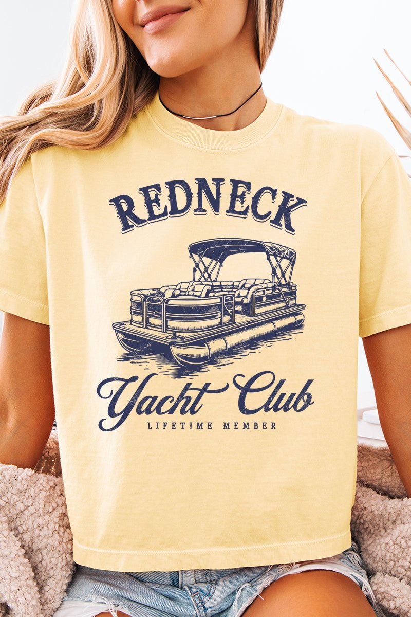 Redneck Yacht Club Comfort Colors Women's Heavyweight Boxy Tee - Wholesale Accessory Market