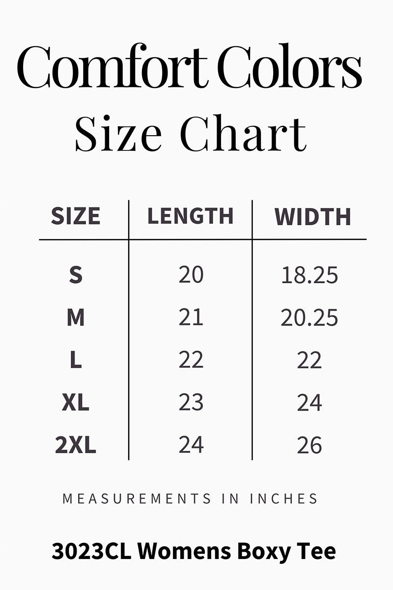 Sea Life Stamps Comfort Colors Women's Heavyweight Boxy Tee - Wholesale Accessory Market